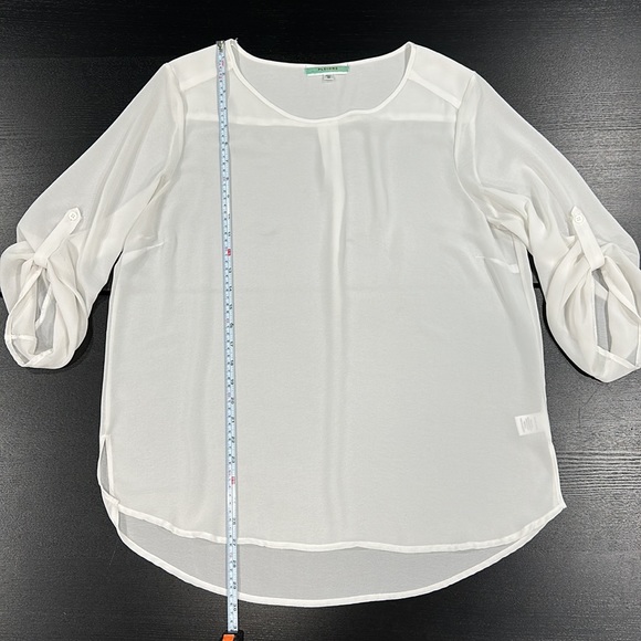 Pleione White Sheer Top - XL - Picture 10 of 14